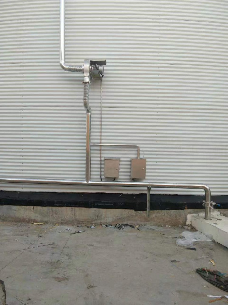 浅圆仓环流熏蒸管道装置